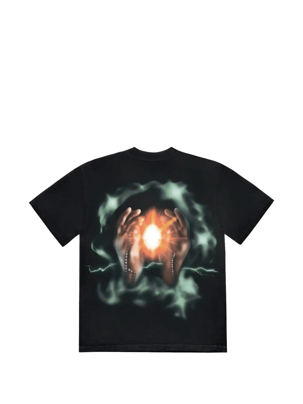 Travis Scott Utopia C5 T-shirt met print Zwart