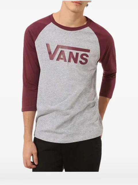 Vans Classic Heather logo-print raglan-sleeve T-shirt