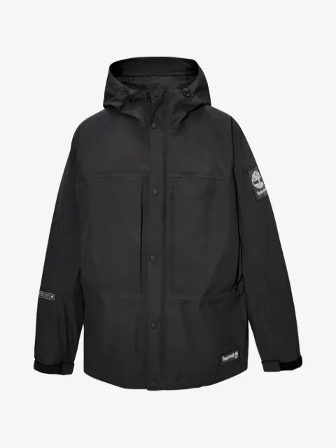 Timberland logo-patch hooded jacket