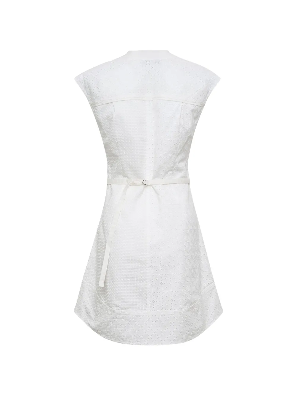 3.1 Phillip Lim Jurk met broderie anglaise Wit