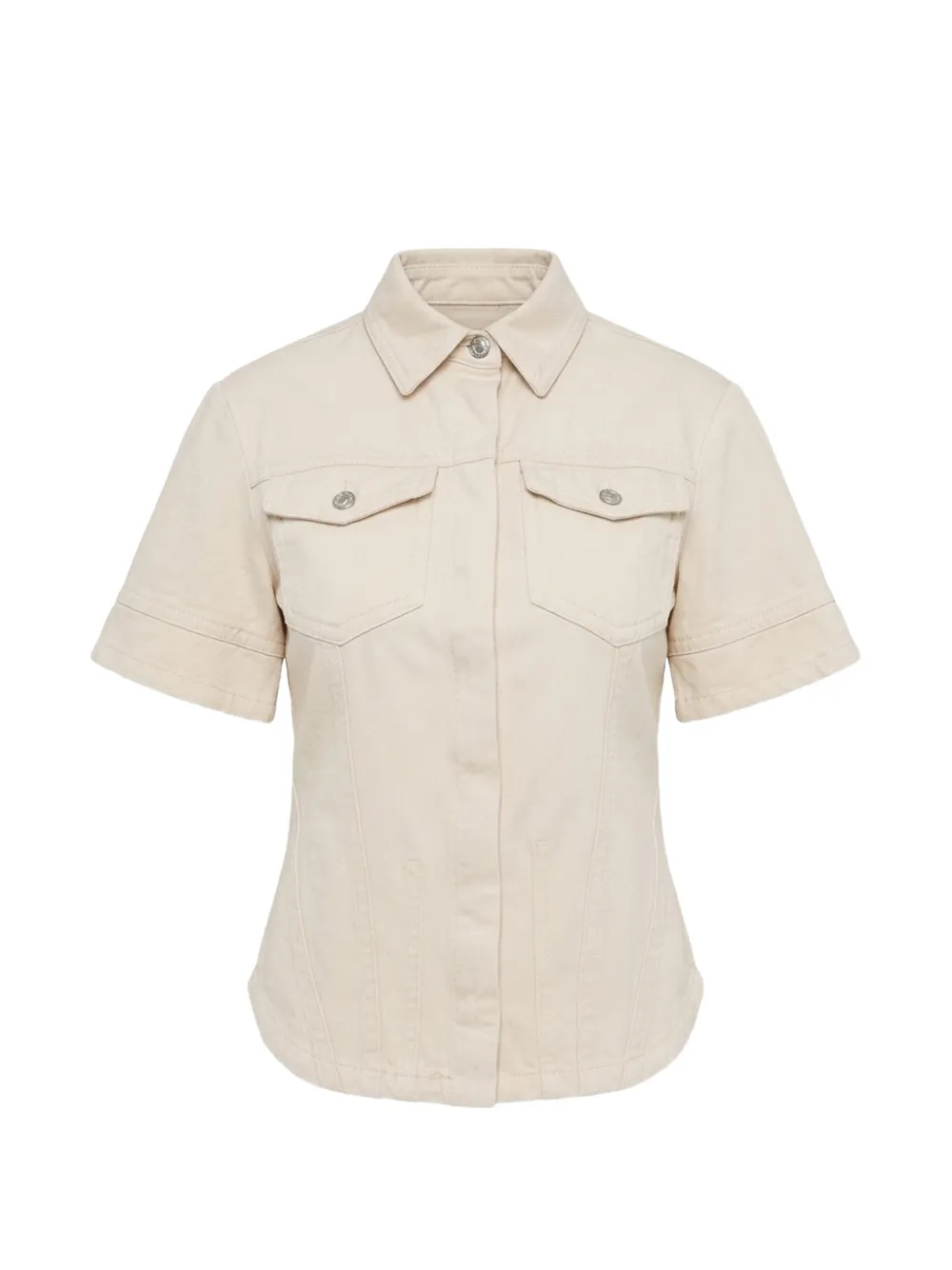 Sportmax button-up short-sleeve shirt - Toni neutri
