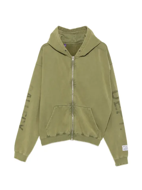 GALLERY DEPT. logo-print zip-fastening hoodie