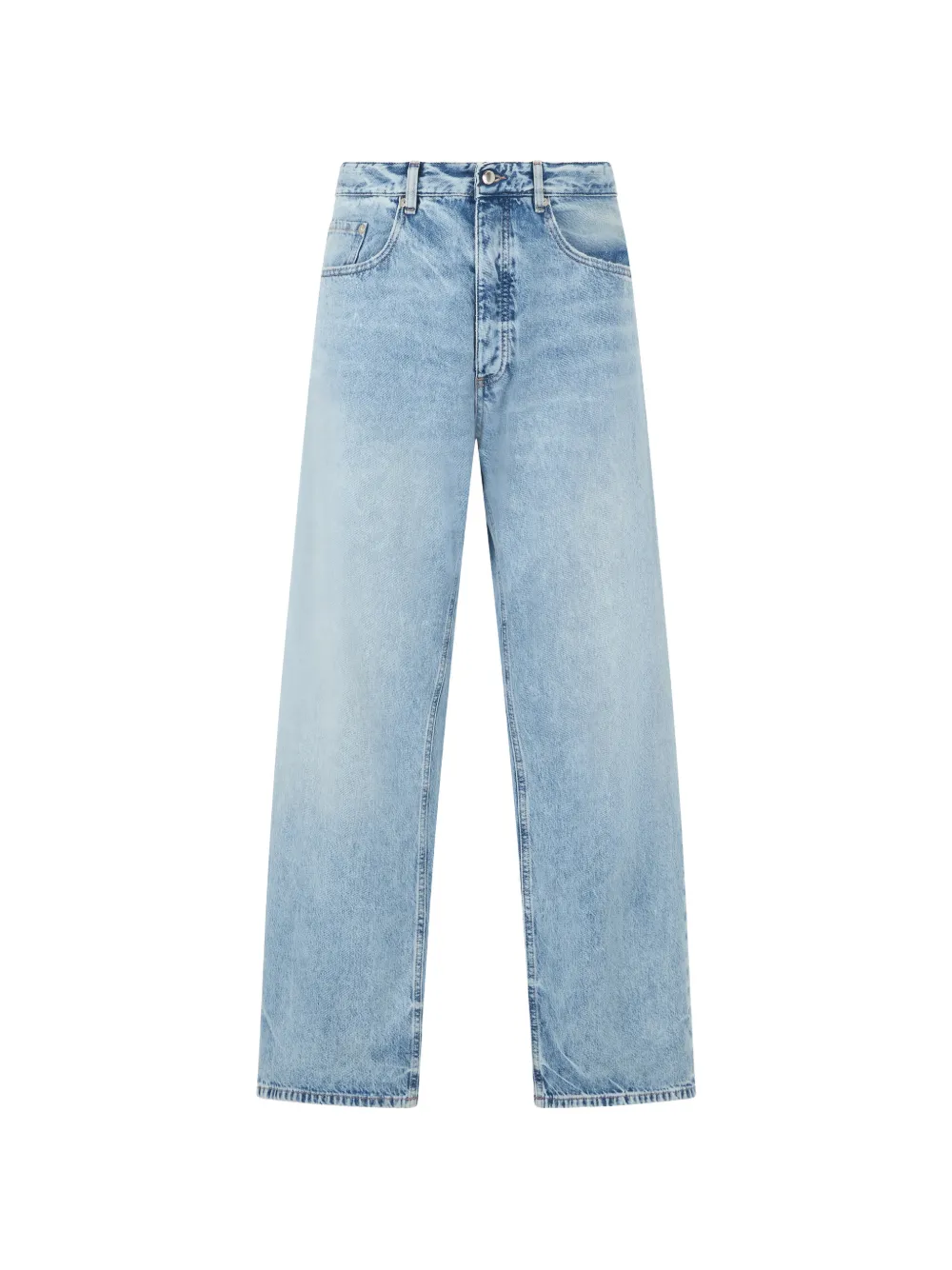 ICON DENIM Will acid-wash wide-leg jeans - Blu