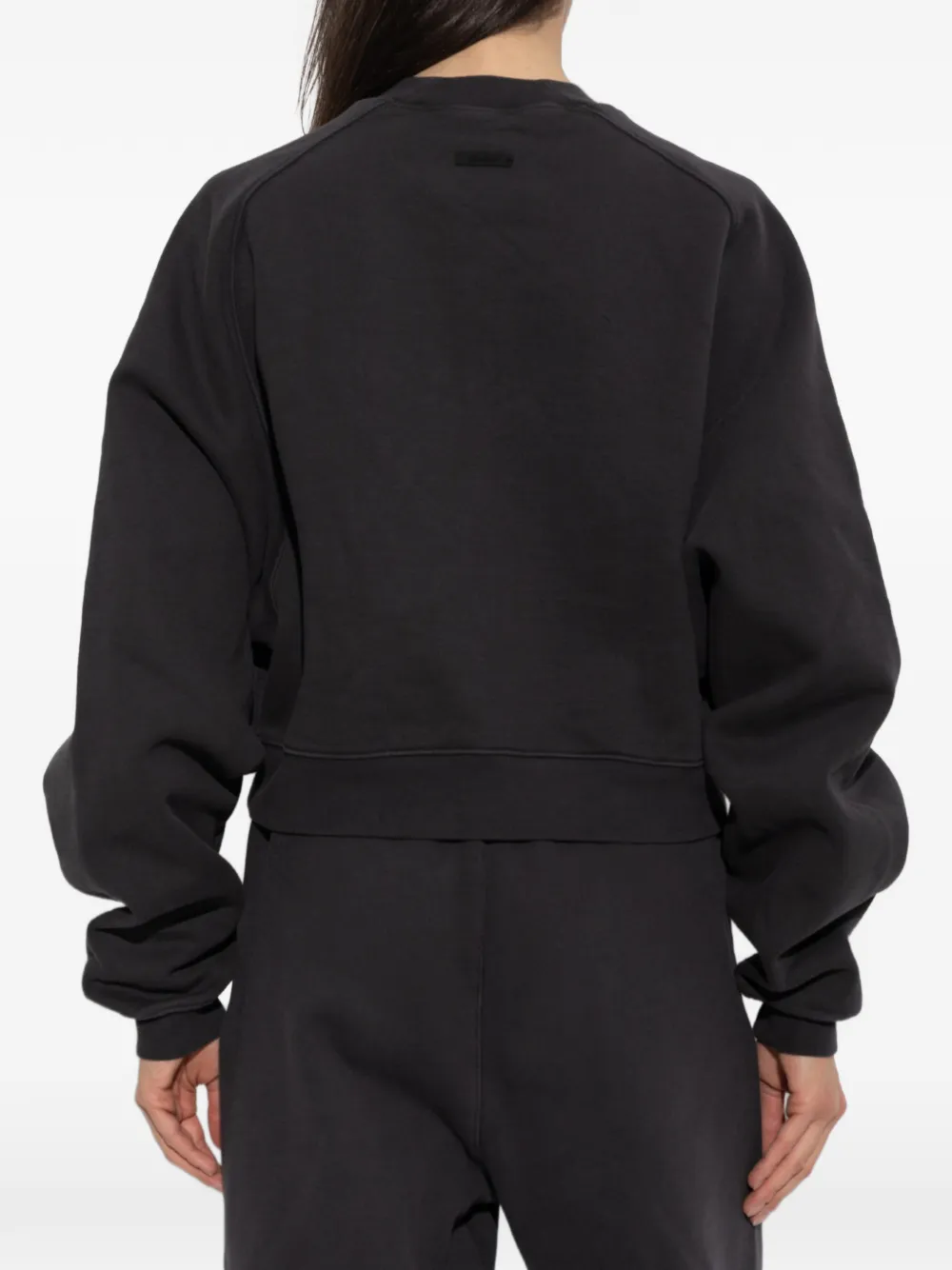 FEAR OF GOD ESSENTIALS trui met logoprint Zwart