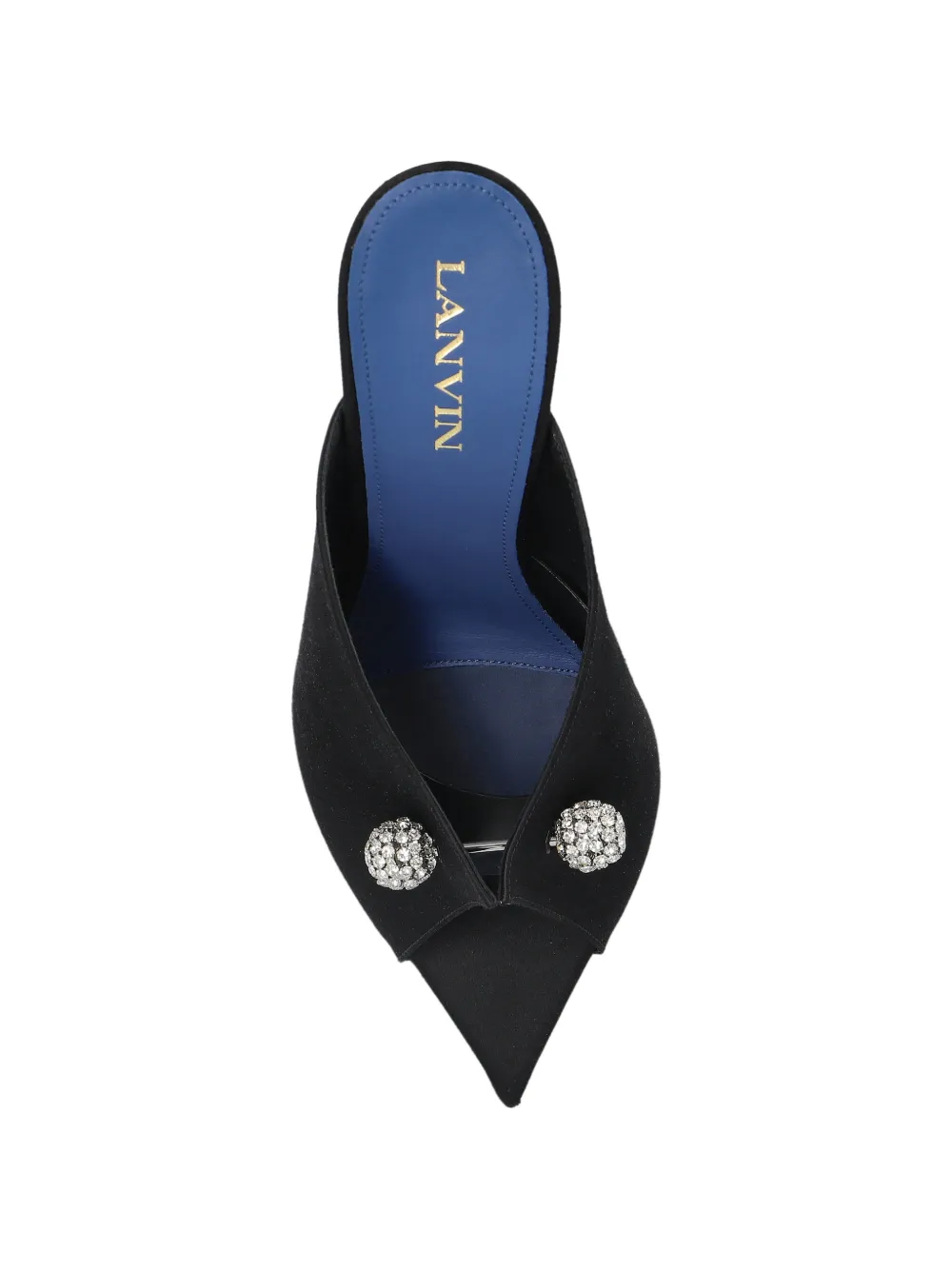 Lanvin Muiltjes verfraaid met kristallen Zwart