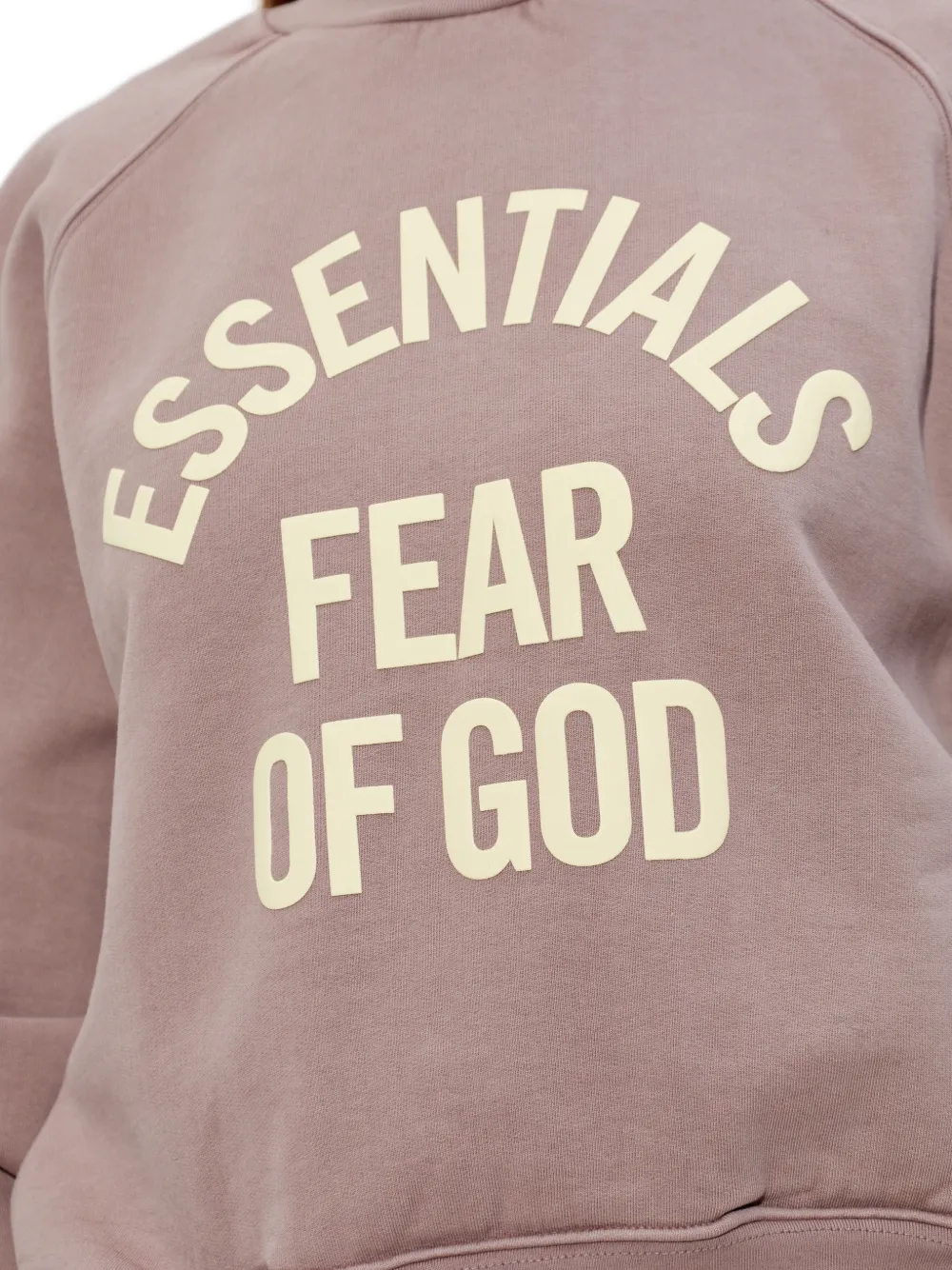 FEAR OF GOD ESSENTIALS Sweater met logoprint Beige