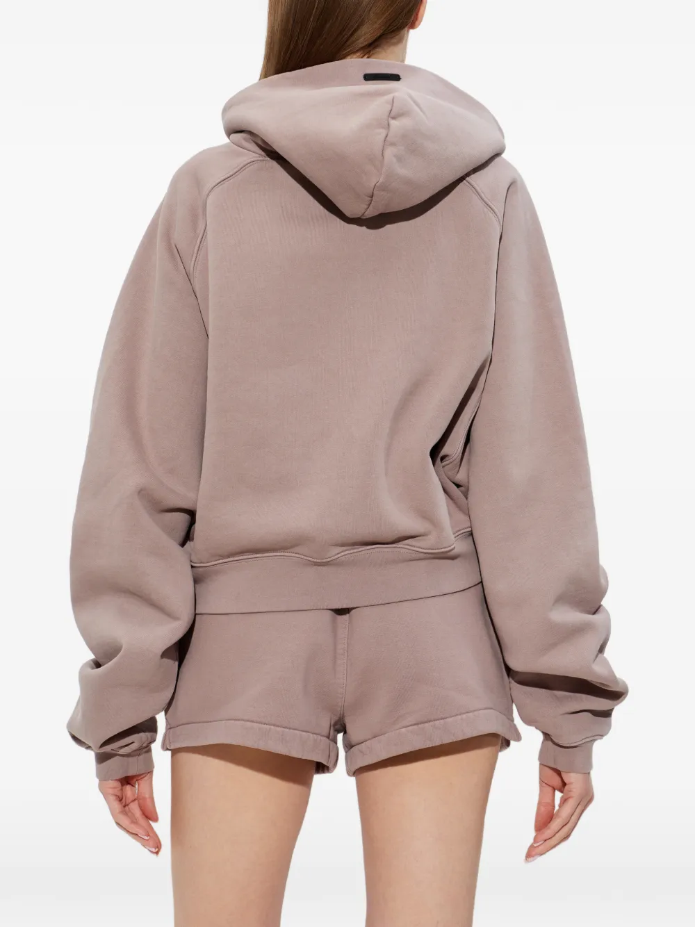 FEAR OF GOD ESSENTIALS Hoodie met logoprint Beige