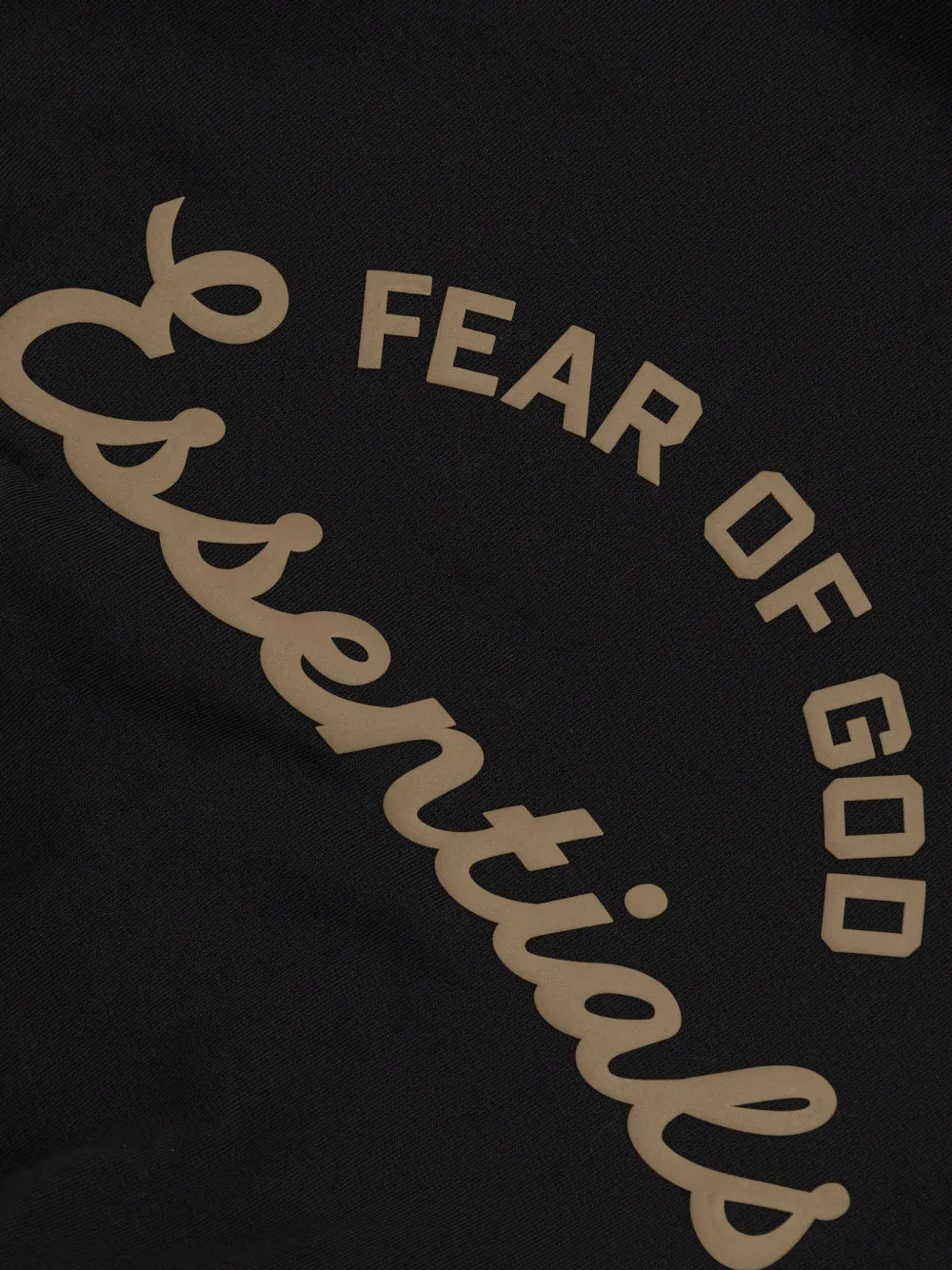 FEAR OF GOD ESSENTIALS KIDS Sweater met logoprint Zwart