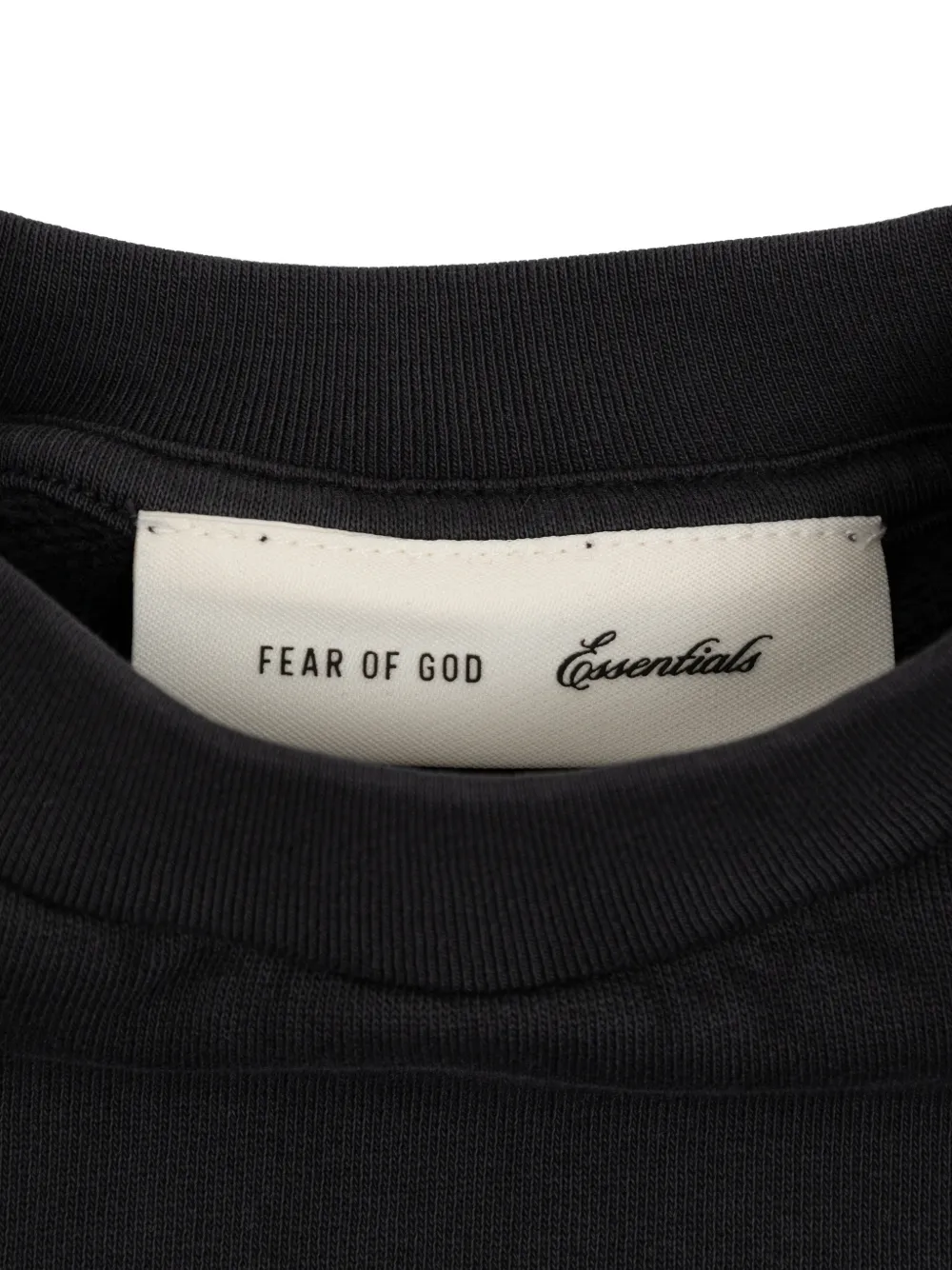 FEAR OF GOD ESSENTIALS KIDS Sweater met logoprint Zwart