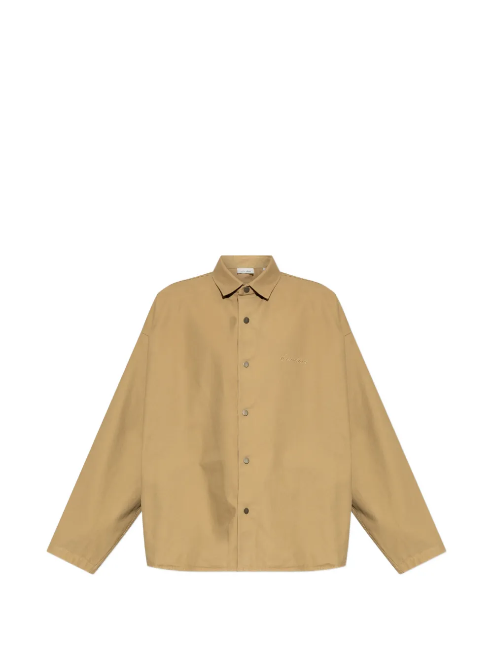 FEAR OF GOD ESSENTIALS Essentials logo-embroidered jacket - Toni neutri