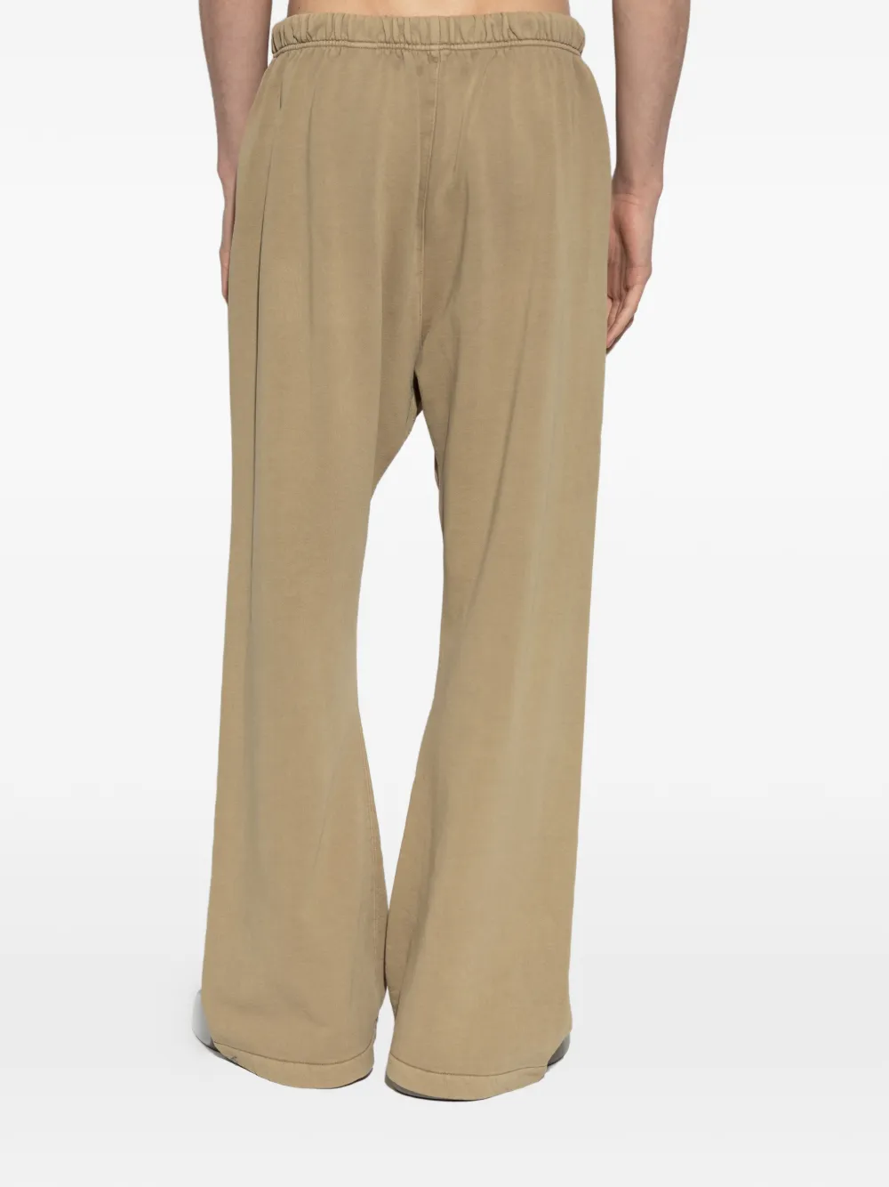 FEAR OF GOD ESSENTIALS Trainingsbroek met geborduurd logo Beige