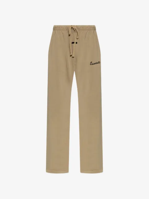 FEAR OF GOD ESSENTIALS pants Flare con parche del logo y cordones en la pretina
