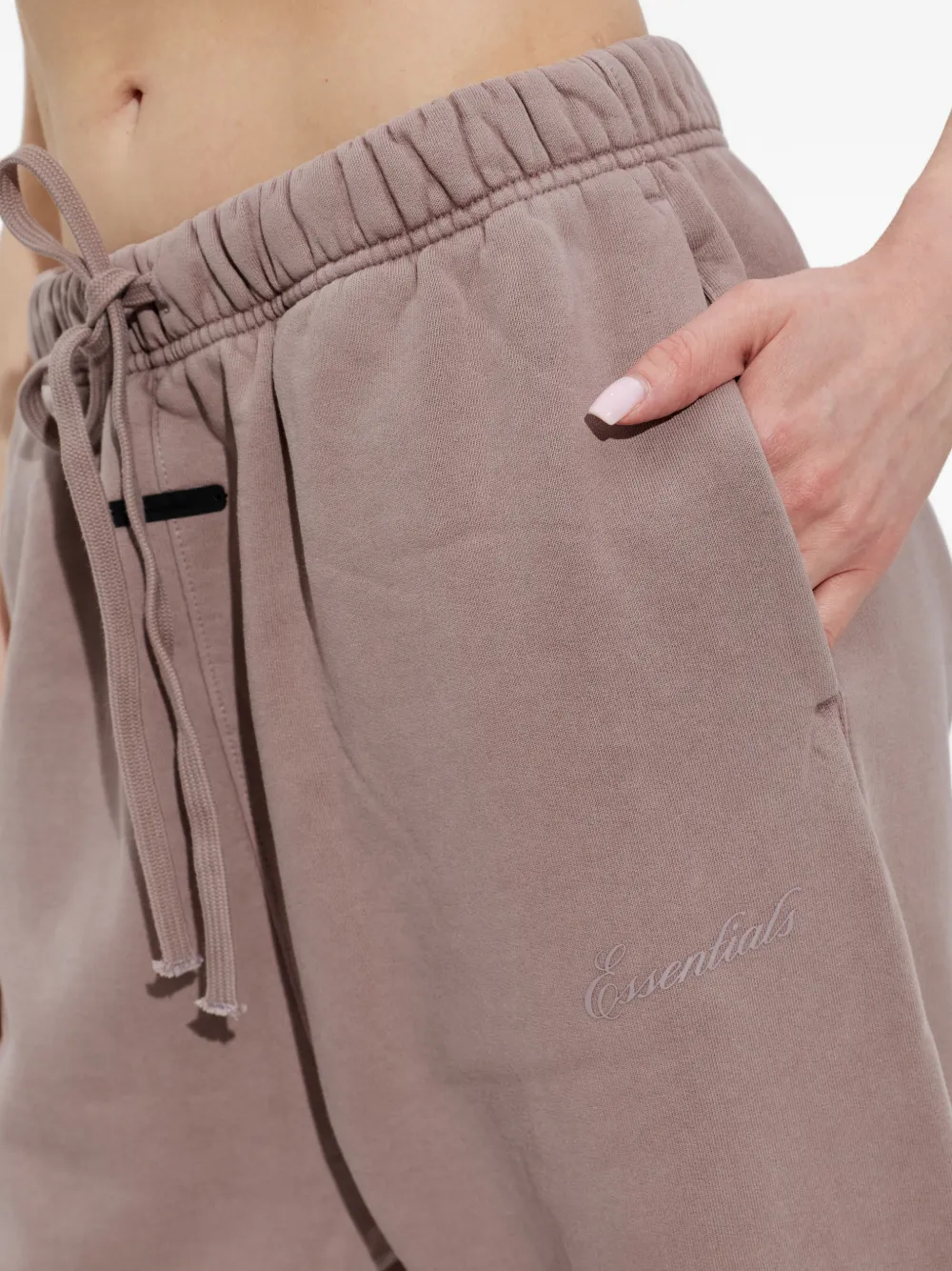 FEAR OF GOD ESSENTIALS Trainingsbroek met trekkoord Beige