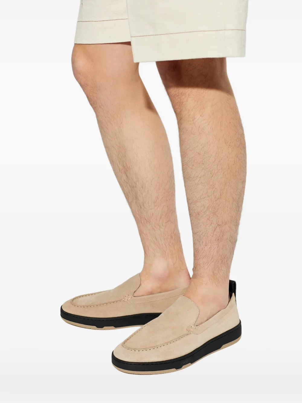 Lanvin Suède loafers Beige