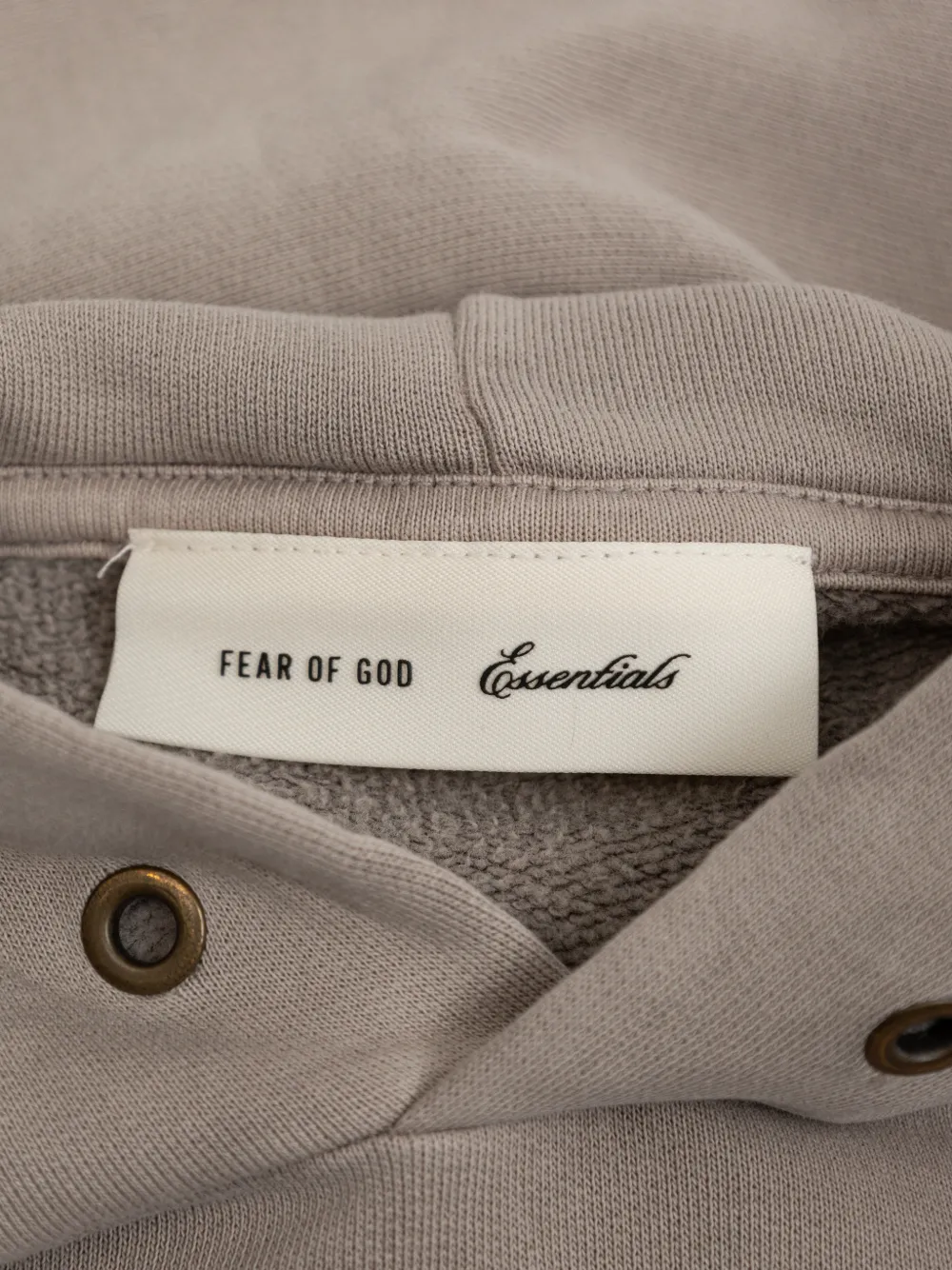 FEAR OF GOD ESSENTIALS KIDS Hoodie met logoprint Beige
