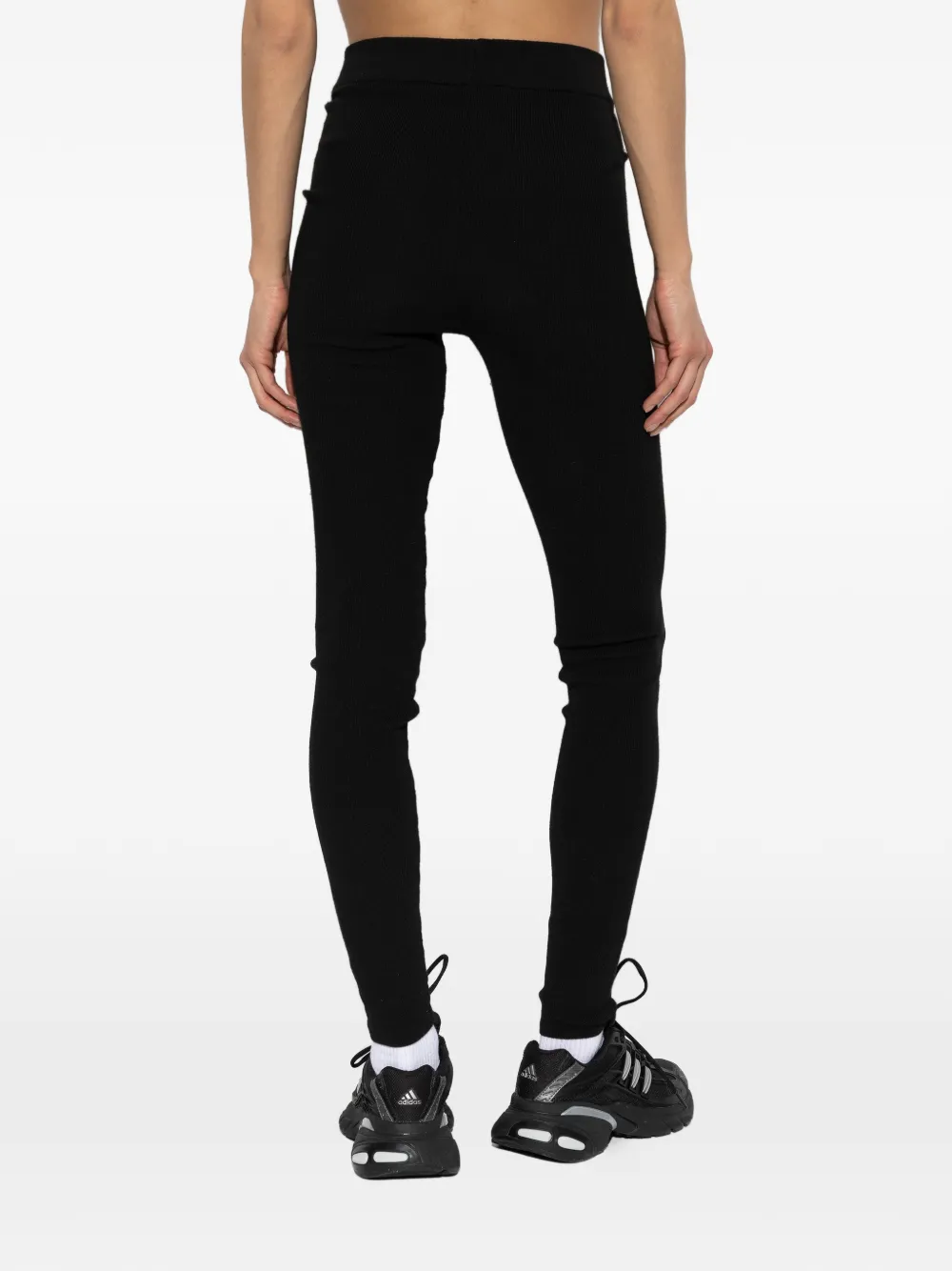 FEAR OF GOD ESSENTIALS ribgebreide broek Zwart