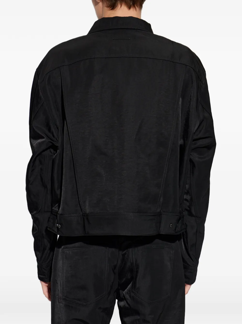 FEAR OF GOD ESSENTIALS Shirtjack met logopatch Zwart