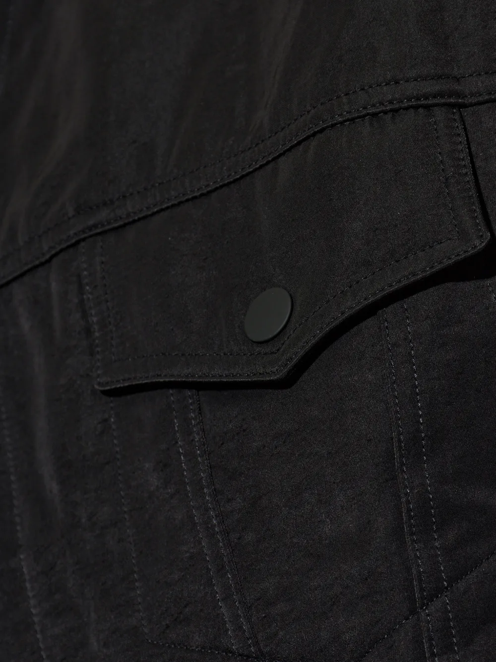 FEAR OF GOD ESSENTIALS Shirtjack met logopatch Zwart