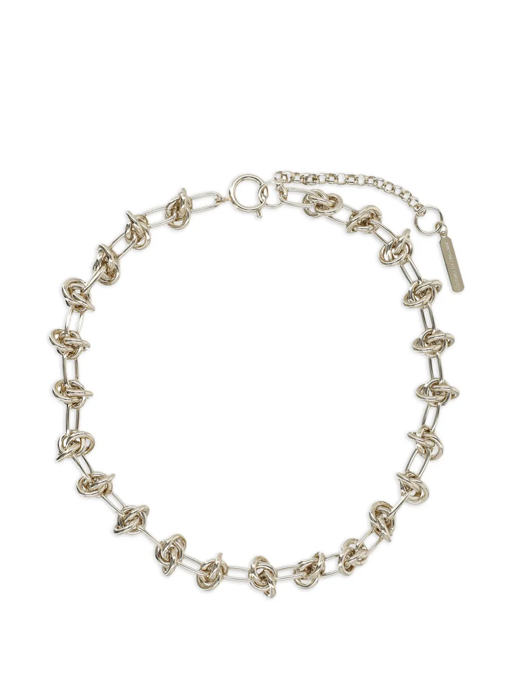 Justine Clenquet Daria knot-detail necklace - Oro