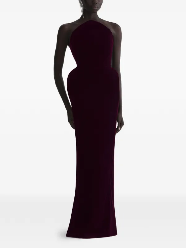 mugler purple dress Mugler dress