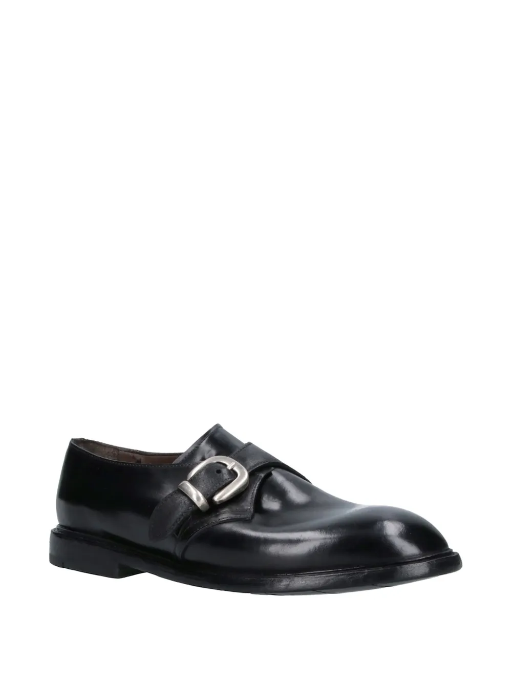 Premiata buckle-fastening monk shoes Zwart