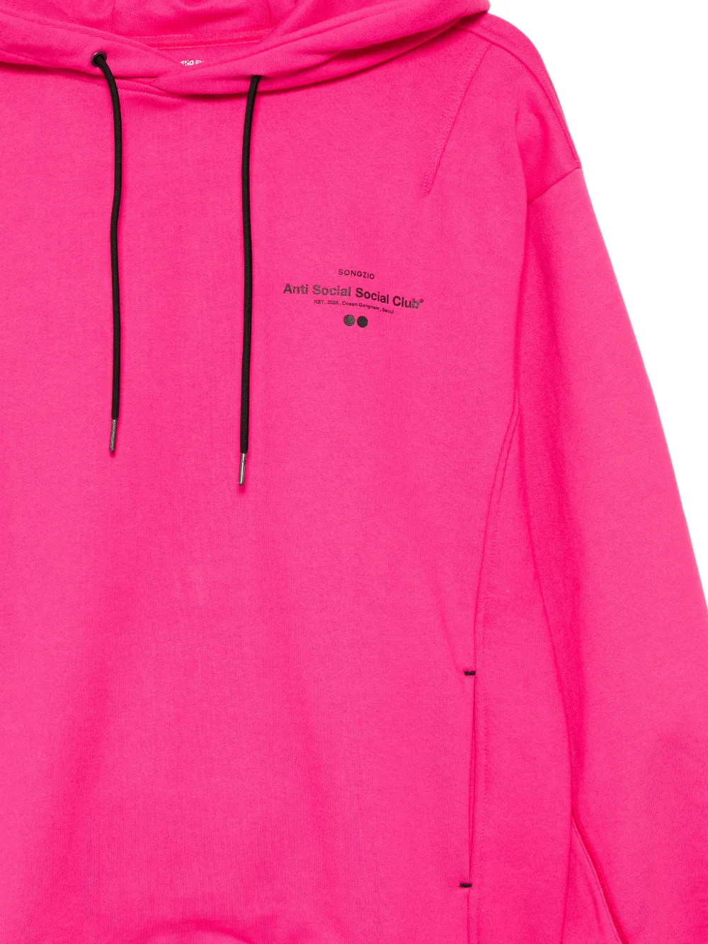 SONGZIO x ASSC hoodie met logo-print Roze