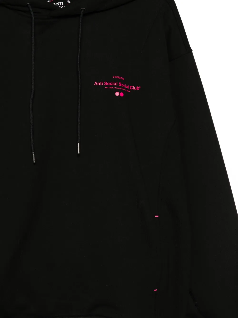 SONGZIO x ASSC hoodie met logo-print Zwart