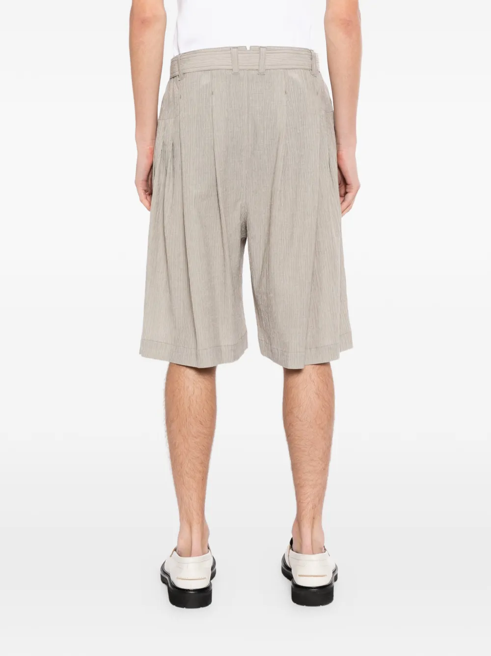 SONGZIO Geplooide shorts Beige