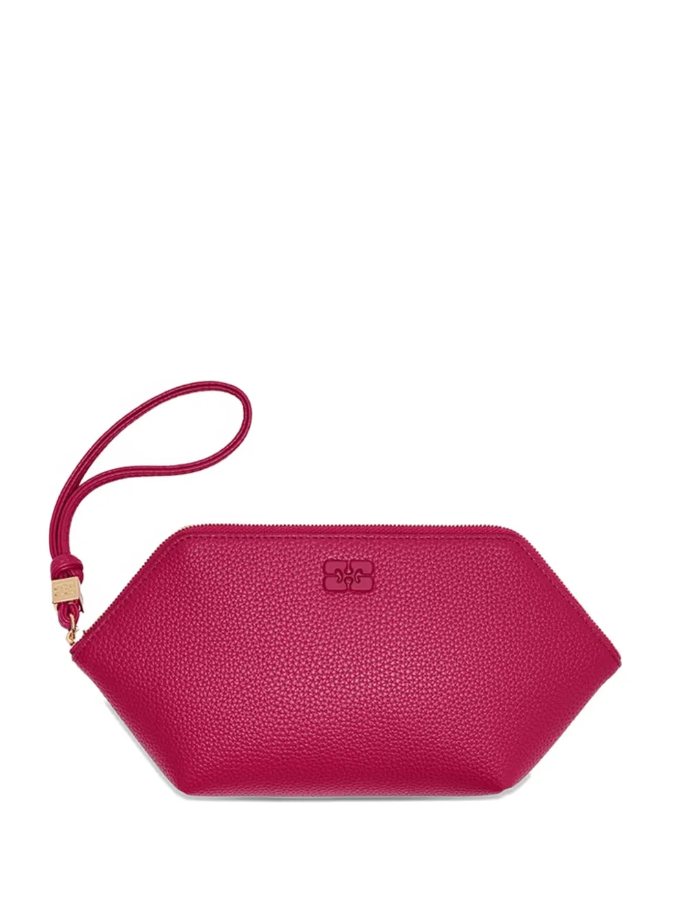 GANNI Bou clutch bag - Rosso