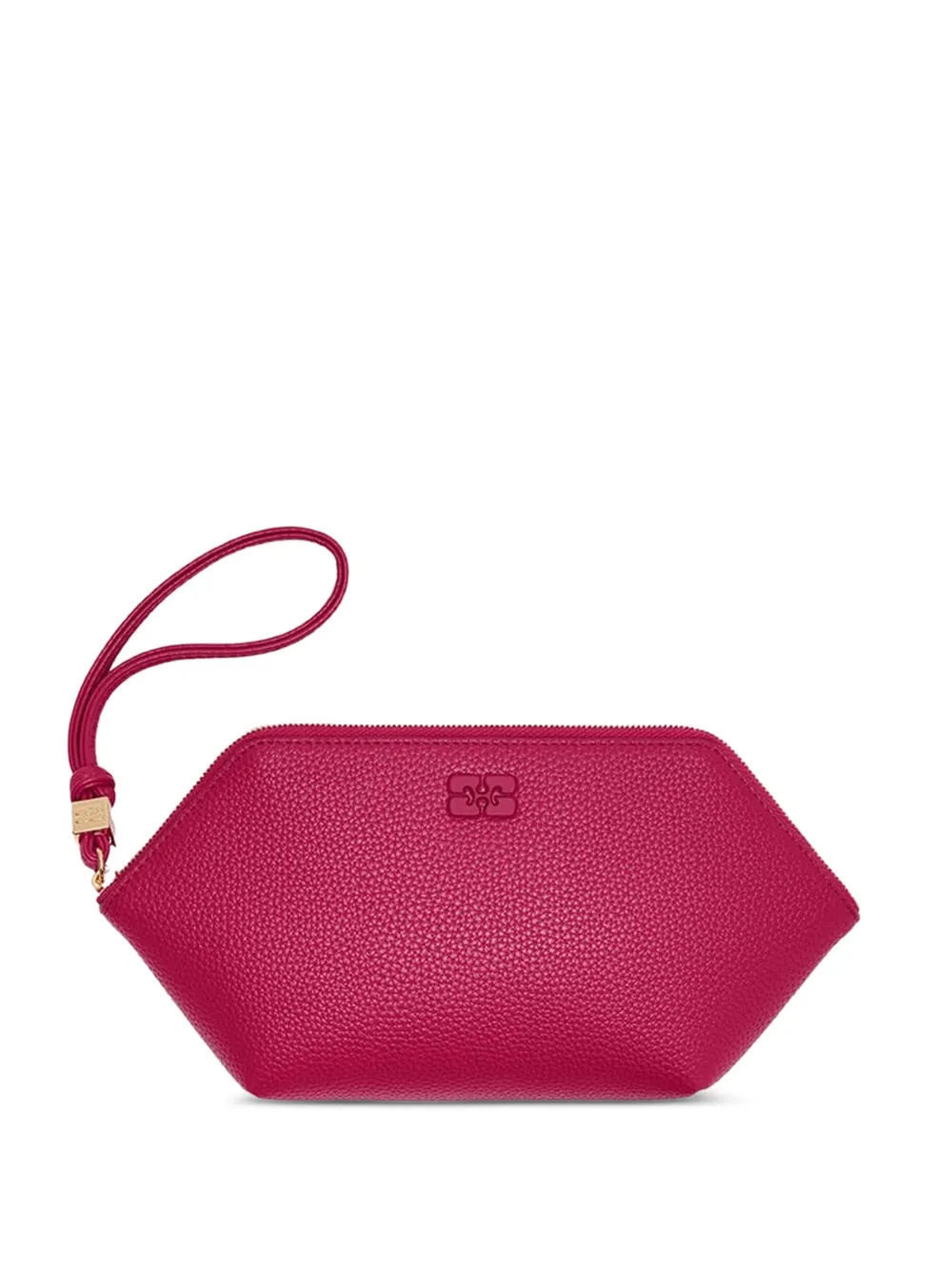 GANNI Bou clutch bag - Rosso