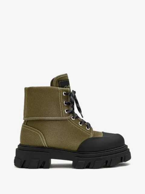 GANNI bottines Trail en toile