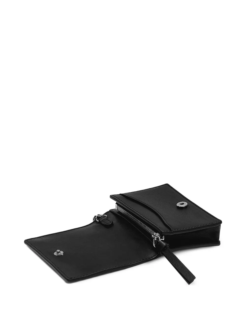 GANNI Bou portemonnee met studs Zwart