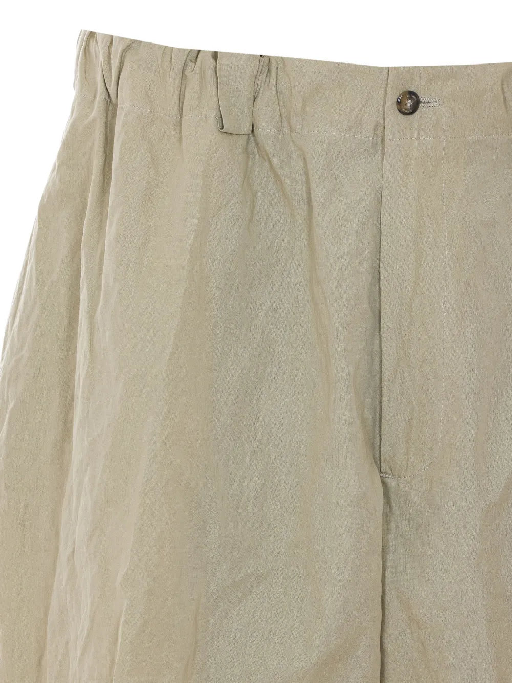 Willy Chavarria Toluca geplooide shorts Beige