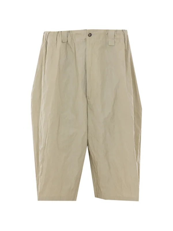 Willy Chavarria Toluca Pleated Shorts in Neutrals
