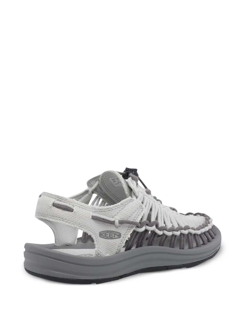 KEEN FOOTWEAR Uneek cord-embellished sandals Grijs