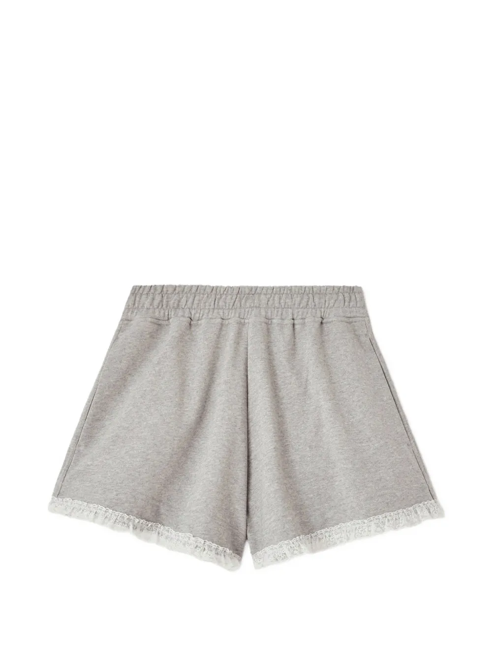 GANNI Shorts met kant Grijs