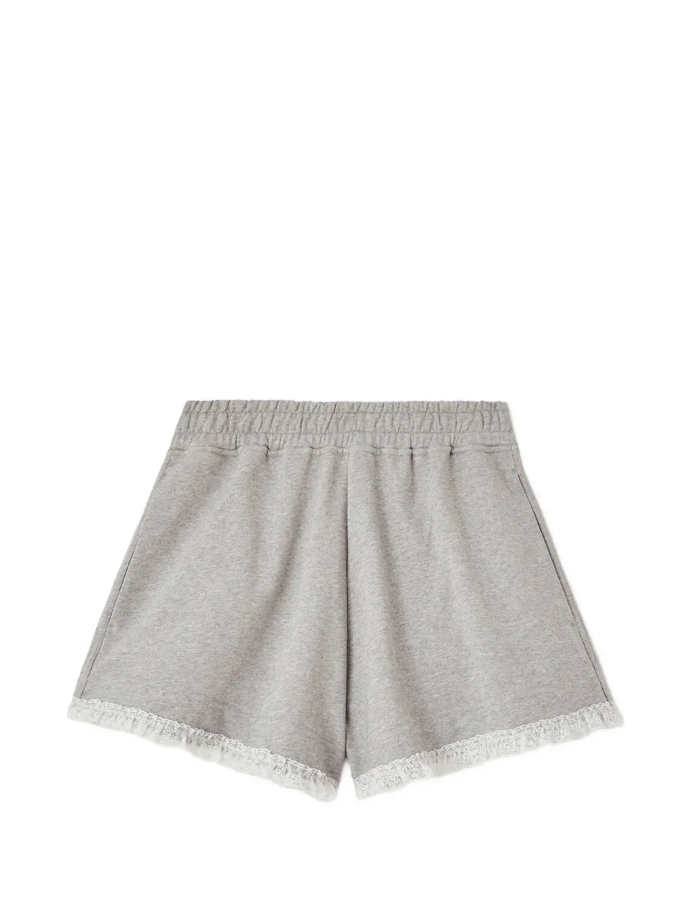GANNI Shorts met kant Grijs