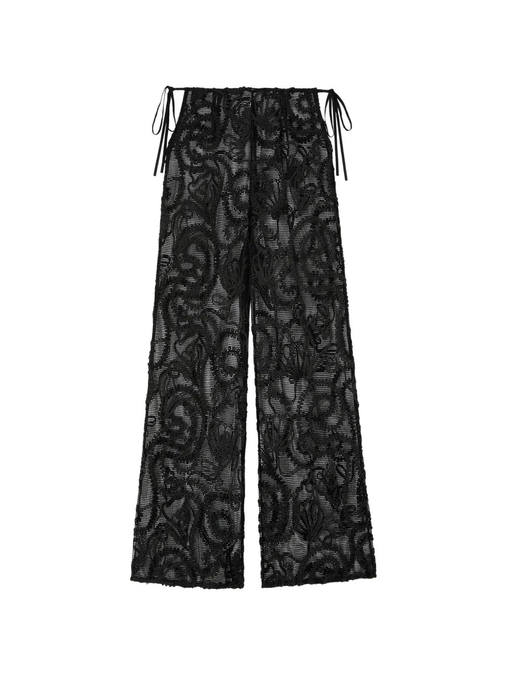 GANNI Broek met patroon Zwart