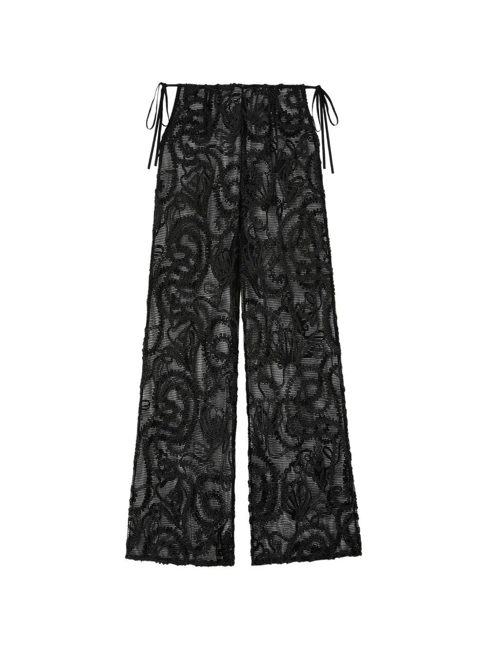 GANNI Broek met patroon Zwart