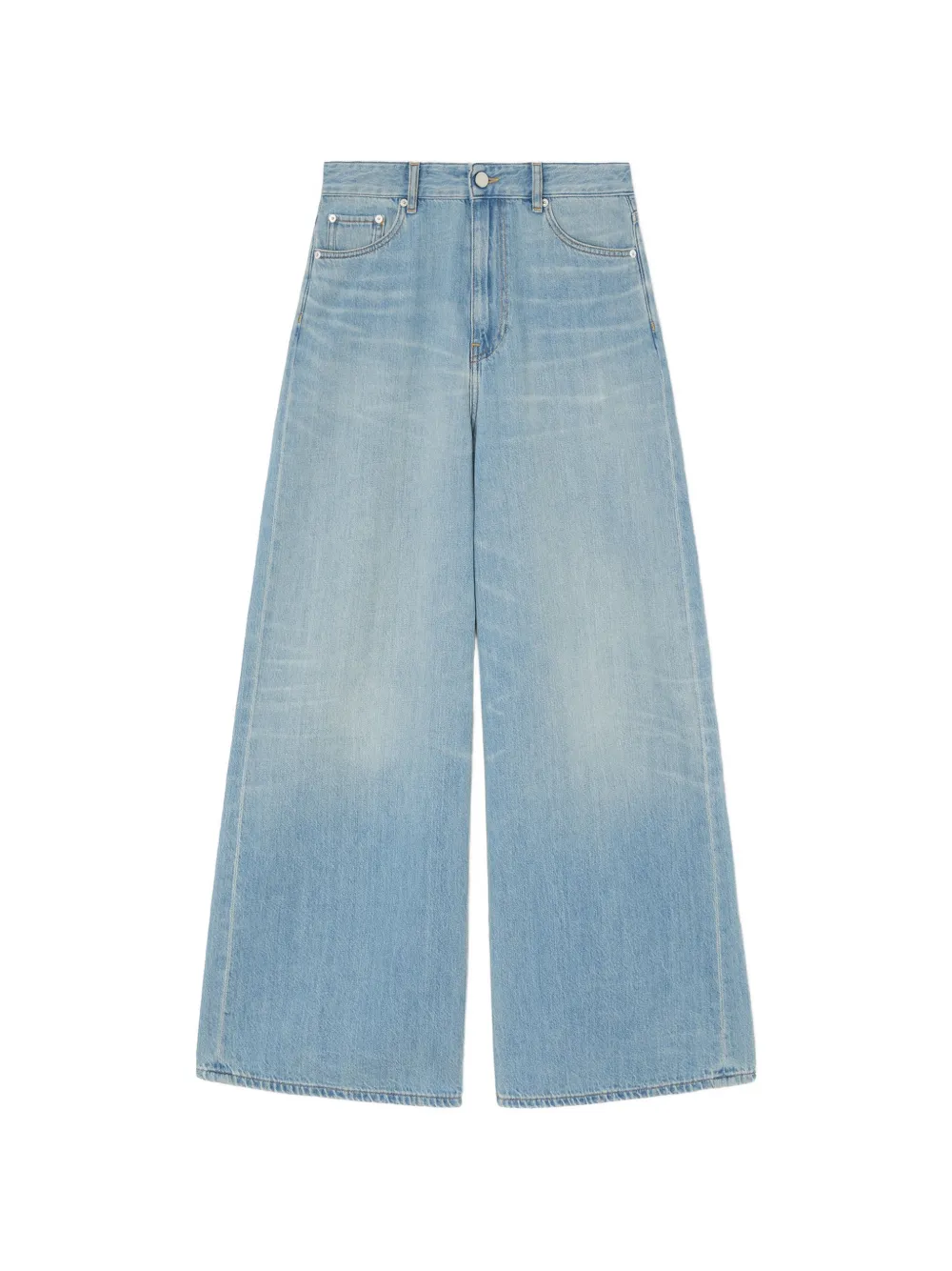 GANNI Jeans Mari a gamba ampia - Blu