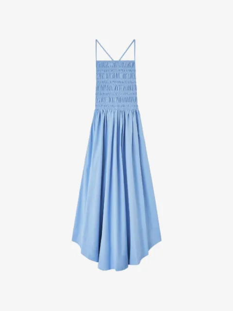 GANNI square-neck maxi dress