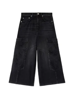 Alexander Wang Bite デニムショートパンツ | ブラック | FARFETCH JP