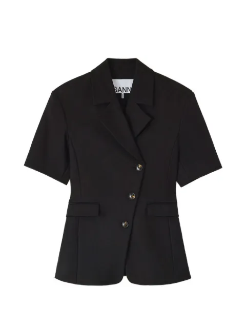 GANNI blazer in cotton tailoring