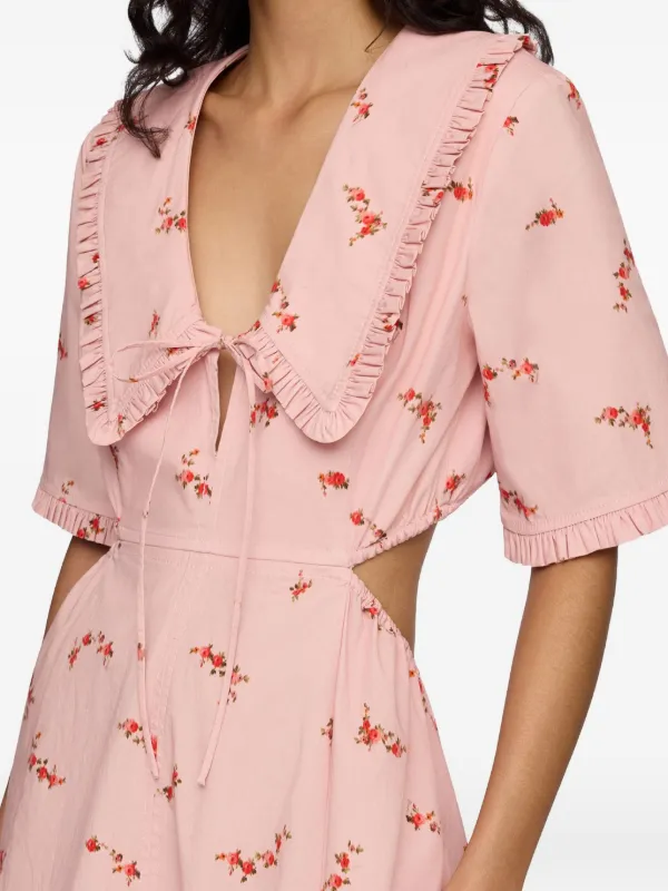ganni cut out dress carolinesstylehacks on LTK