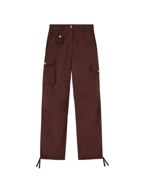 GANNI drawstring-ankle cargo pants