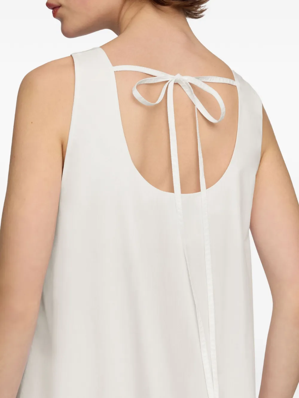 GANNI Mini-jurk met ruches Wit