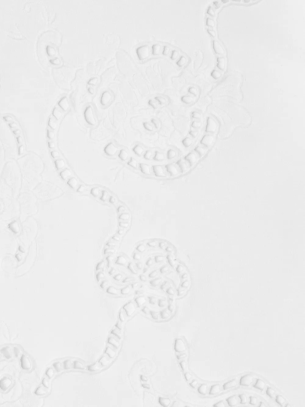 GANNI T-shirt met broderie anglaise Wit