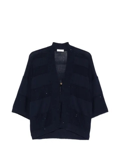 PANICALE Cardigan mit Pailletten