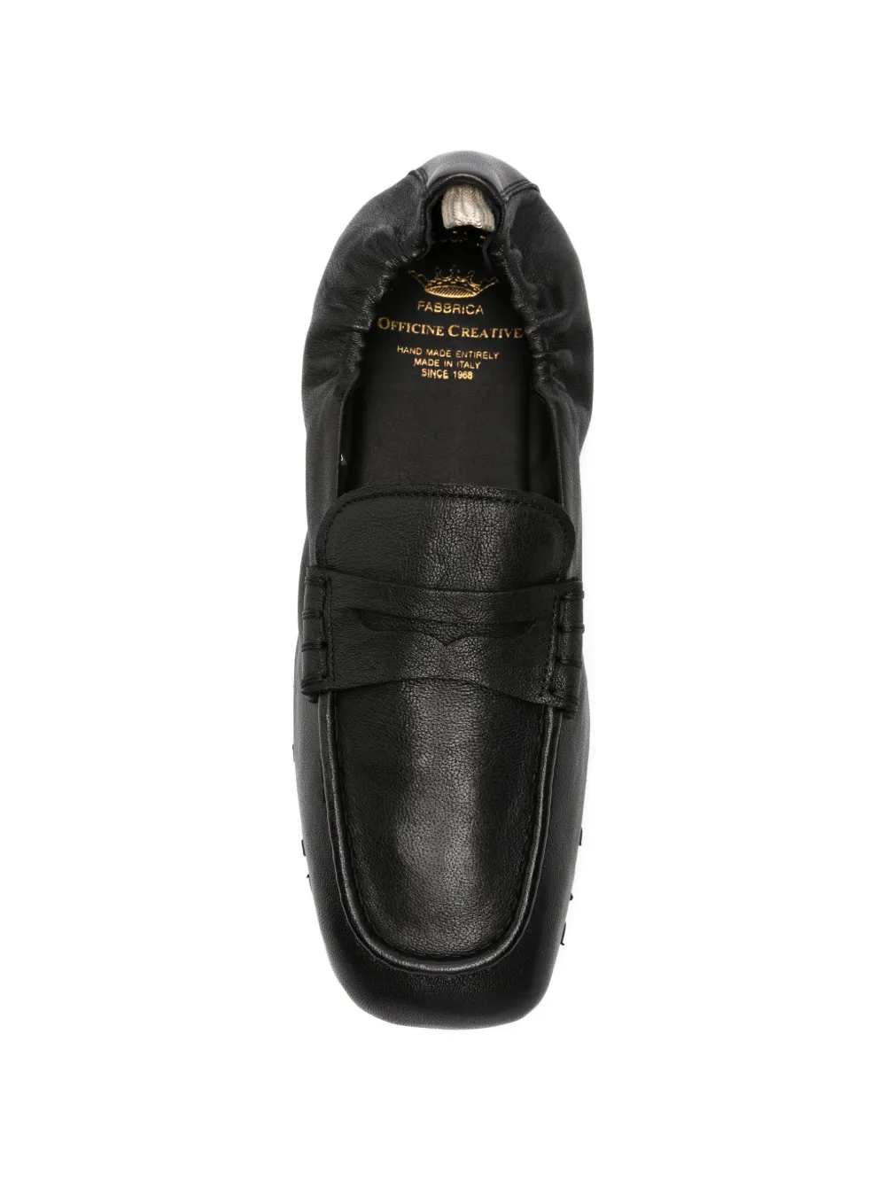 Officine Creative Avis 001 leather loafers Zwart