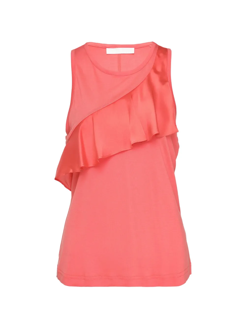 Club21 Collection Bonnie ruffled jersey blouse - Rosa